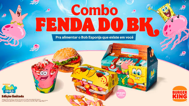 Bob Esponja volta a ser tema dos lanches do BK