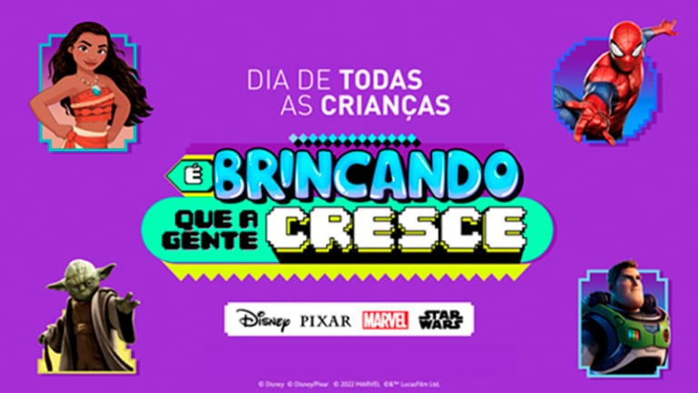 Magia do Dia das Crianças será garantida em campanha da Disney