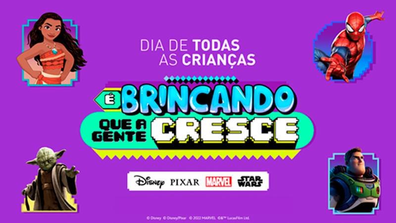 Magia do Dia das Crianças será garantida em campanha da Disney