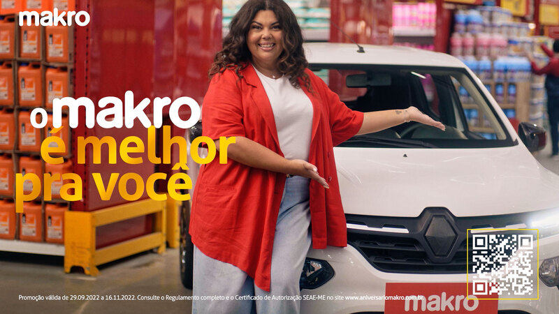 Fabiana Karla protagoniza campanha de aniversário da Makro