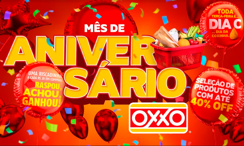 OXXO comemora dois anos no Brasil com uma série de promoções