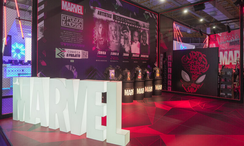 Marvel tem estande próprio na Brasil Game Show 2022