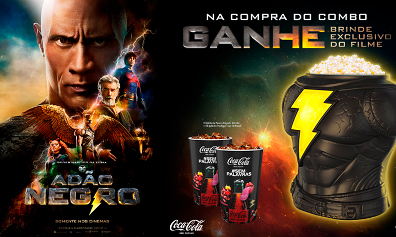 Cinemark lança combo exclusivo de Adão Negro