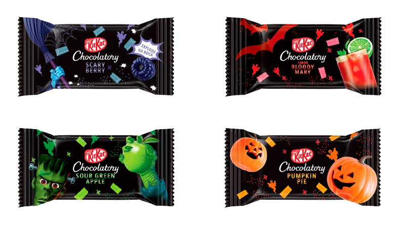 KitKat relança quatro sabores temáticos do Halloween