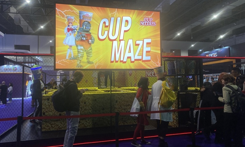 Cup Noodles levou ativação gamer à Brasil Game Show 2022