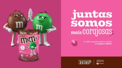 M&M’S lança edição especial para Outubro Rosa