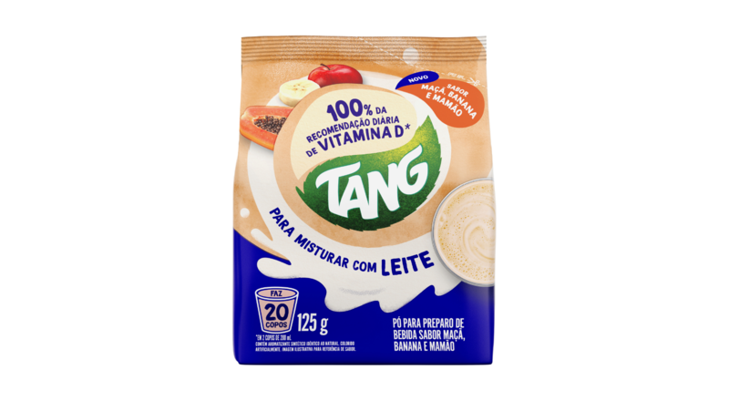 Tang lança versão para misturar com leite