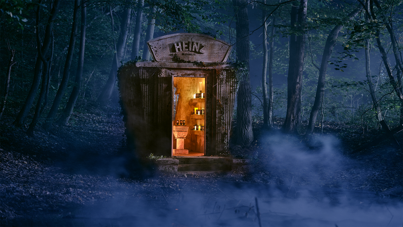 Heinz cria loja em floresta romena assombrada para Halloween