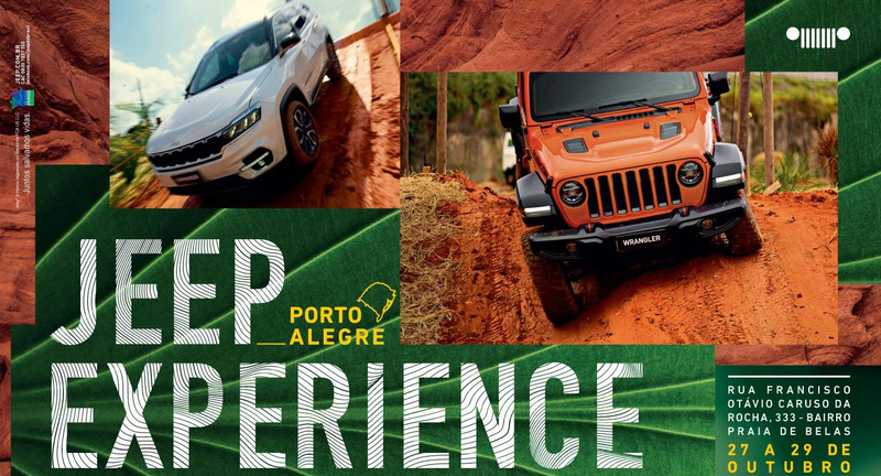 Jeep Experience leva experiências off-road a Porto Alegre