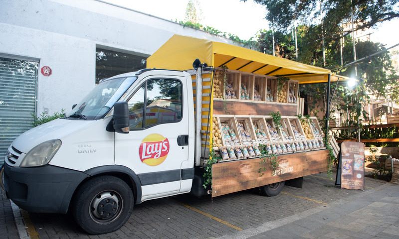 Lay’s percorre SP com caminhão de feira para divulgar lançamento