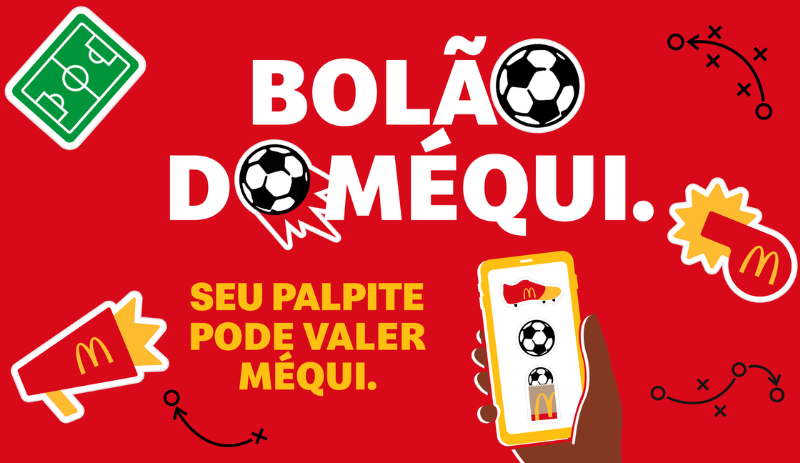 McDonald’s lança bolão da Copa com prêmios de até 1 ano de Méqui grátis