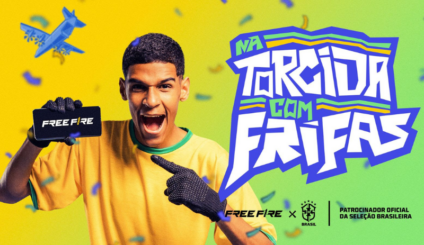 Free Fire, CBF e Luva de Pedreiro vão torcer juntos pelo Brasil Free Fire, CBF e Luva de Pedreiro vão torcer juntos pelo Brasil