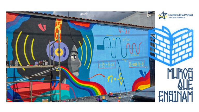 Cruzeiro do Sul virtual transforma dicas para o ENEM em grafites