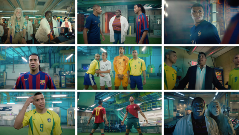 Nike une várias gerações de atletas em filme para Copa do Mundo