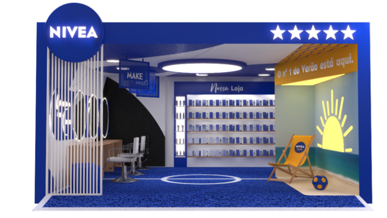 Nivea leva pop up store ao Festival Village Betano