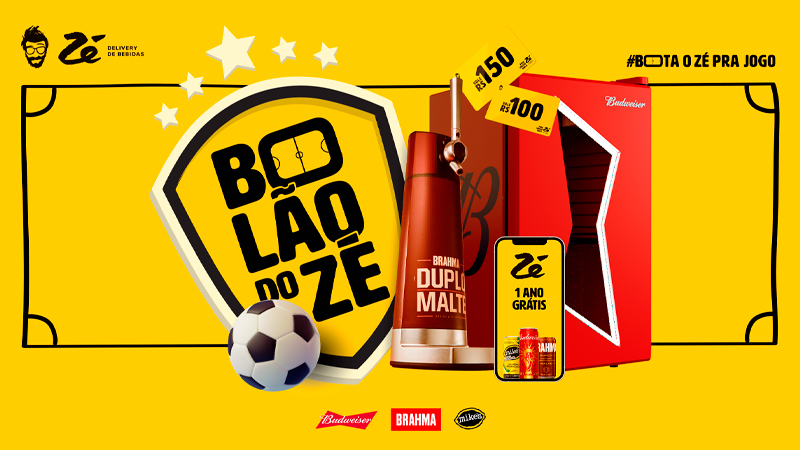 Bolão do Zé dará bebida de graça durante um ano para ganhadores Bolão do Zé dará bebida de graça durante um ano para ganhadores
