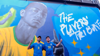 The Player's Tribune homenageia Richarlison e sua comemoração de Pombo