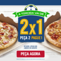 Domino's oferece descontos e duas pizzas pelo preço de uma para a Copa do Mundo