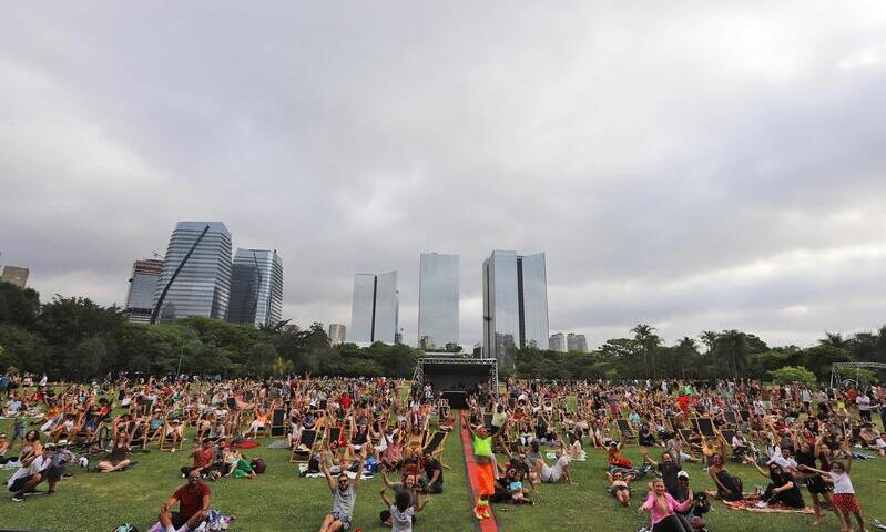 Music in The Park teve ativações criativas de várias marcas Music in The Park teve ativações criativas de várias marcas
