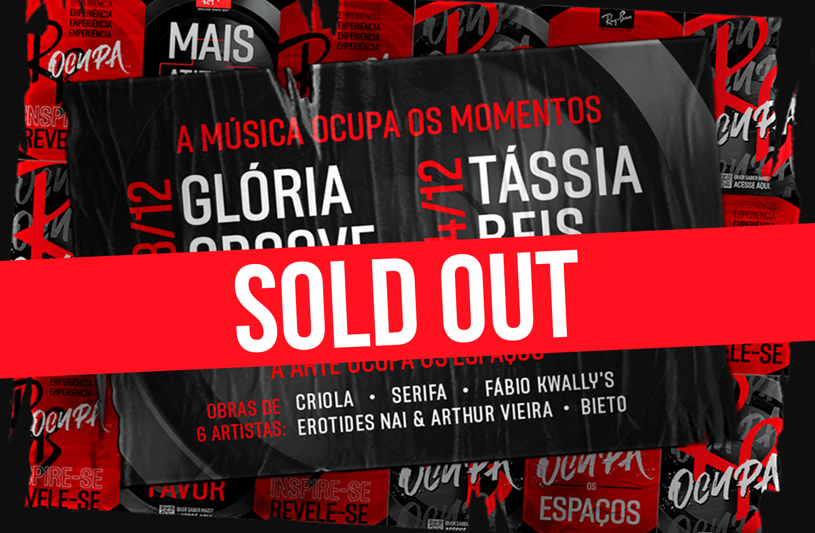 SOLD OUT: Lista para evento Ray-Ban Ocupa se encerra em minutos