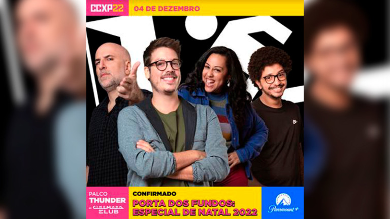 Porta dos Fundos estará na CCXP22 Porta dos Fundos estará na CCXP22