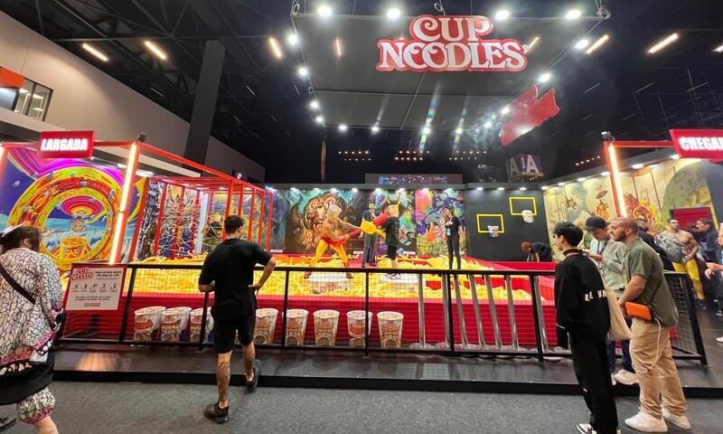 Nissin chega à CCXP com ativação com obstáculos e parceria inédita com Artists' Valley