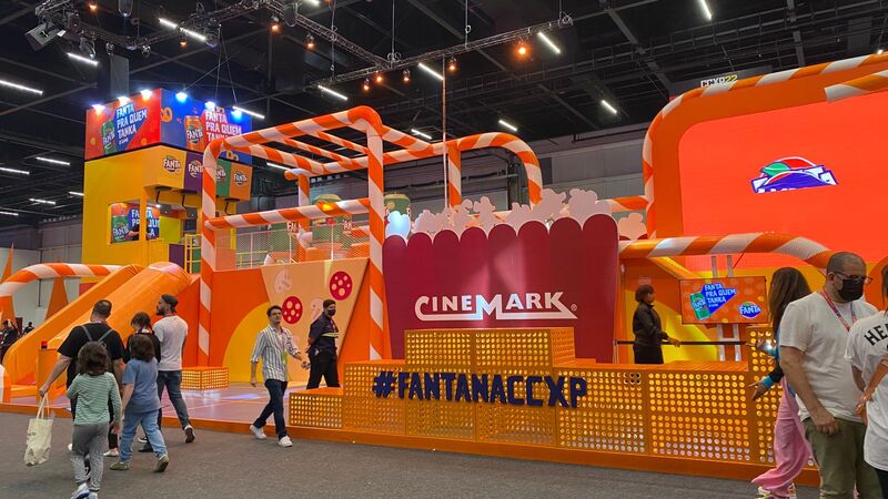 Fanta tem espaço com diferentes cenários e obstáculos na CCXP