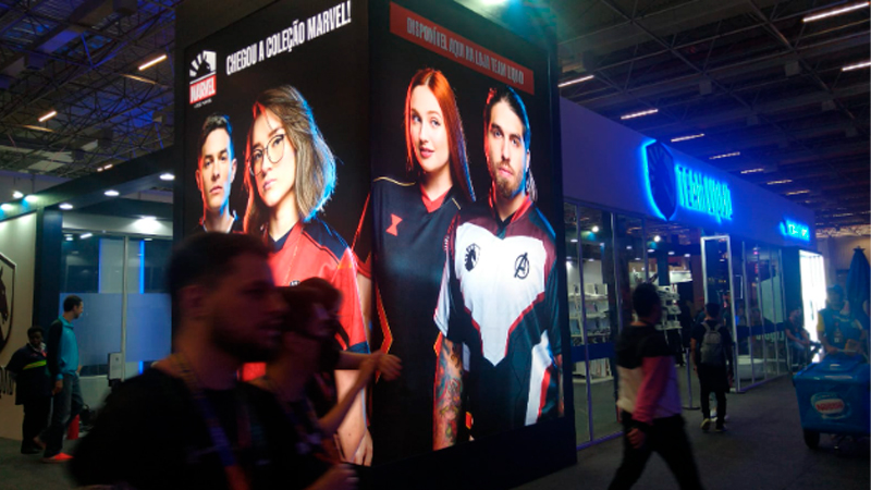 Team Liquid esteve presente com seus produtos e influenciadores na CCXP