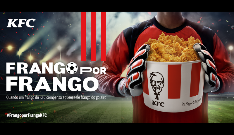 KFC premia maiores frangos do futebol com o melhor frango frito