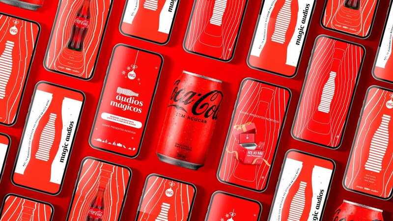 Coca-Cola transforma áudios de WhatsApp em presentes de Natal