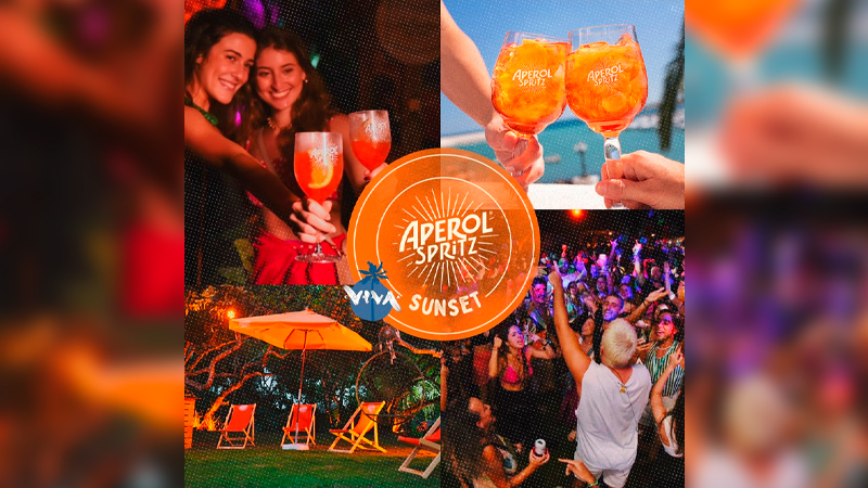 Aperol Spritz marca presença pela terceira vez no Révellion de Caraíva