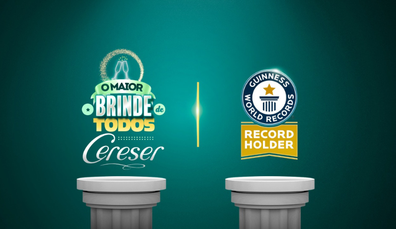 Cereser conquista maior brinde virtual do mundo no Guinness World Records