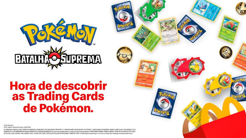 Pokémon volta ao McLanche Feliz em sua primeira ação de 2023