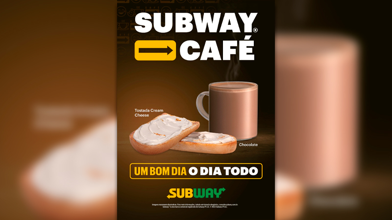 Subway amplia seu catálogo com a inauguração do novo Subway Café