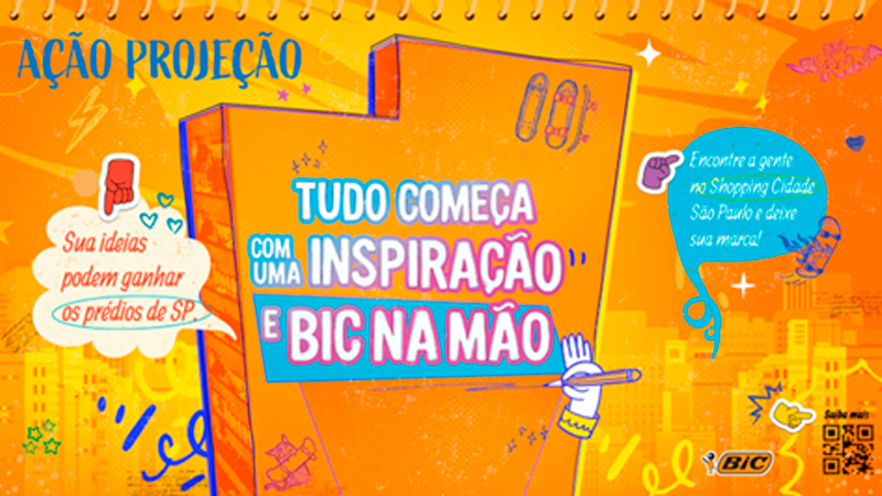 Desenhos feitos com BIC podem ganhar vida em fachadas de prédios Desenhos feitos com BIC podem ganhar vida em fachadas de prédios