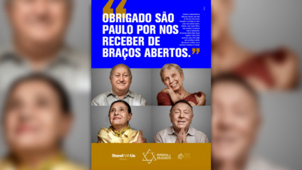Sobreviventes do Holocausto agradecem pela recepção de São Paulo em seu aniversário