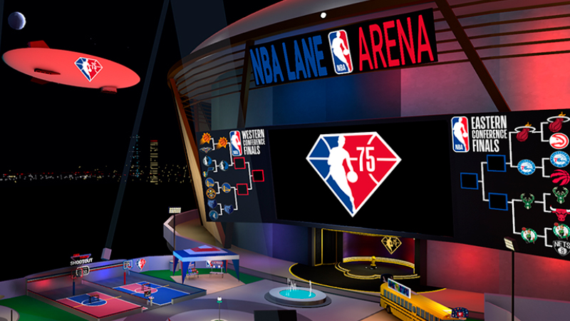 Meta anuncia parceria para transmitir NBA através de seu ambiente de realidade virtual