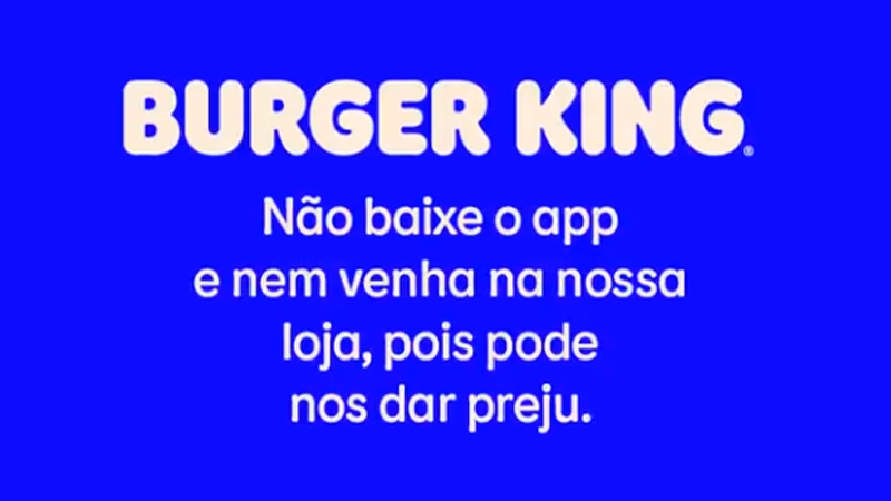 Burger King brinca nas redes com erro fake de estagiário