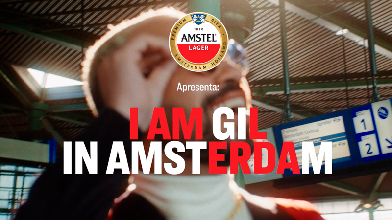 Amstel prepara websérie com Gil do Vigor se aventurando em Amsterdan