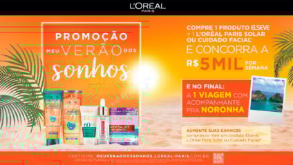 Clientes podem ganhar viagem para Fernando de Noronha em promoção da L'Oreal