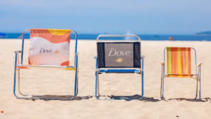 Dove inventa cadeira de praia para corpos diversos