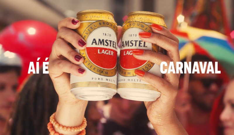 Amstel participará no Carnaval carioca com patrocínio aos principais camarotes da Sapucaí