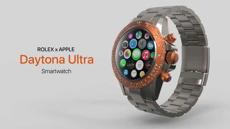 Canal do YouTube cria collab entre Apple e Rolex. Assista: