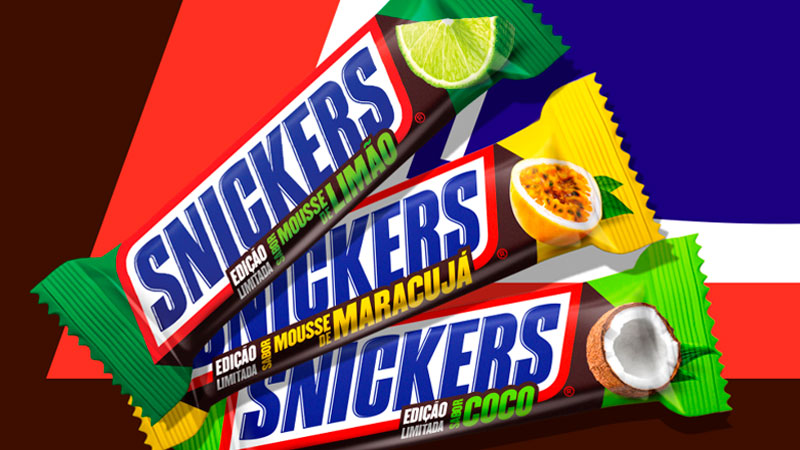 Snickers lança sabor inédito e traz de volta antigas versões