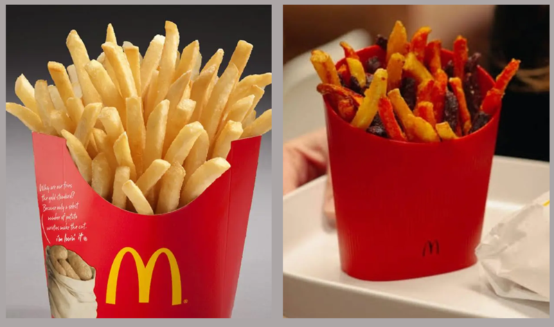 McDonald’s da França vai trocar batatas fritas por outros vegetais