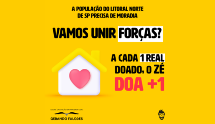 Zé Delivery e Gerando Falcões lançam campanha para ajudar litoral norte de São Paulo