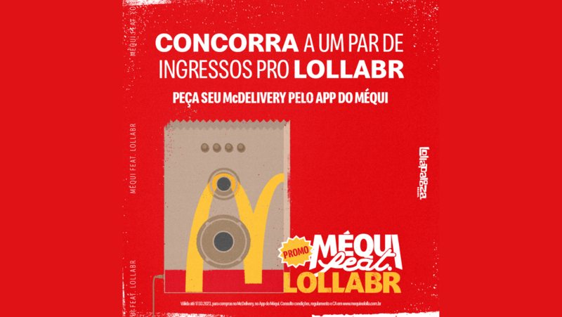 McDonald’s fez sorteio de ingressos para o Lollapalooza 2023