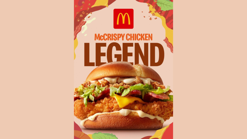 McDonald’s lança McCrispy Chicken Legend