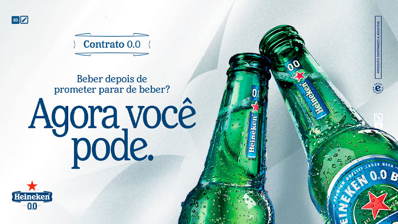 Heineken 0.0. faz campanha surpresa de pós carnaval no Twitter