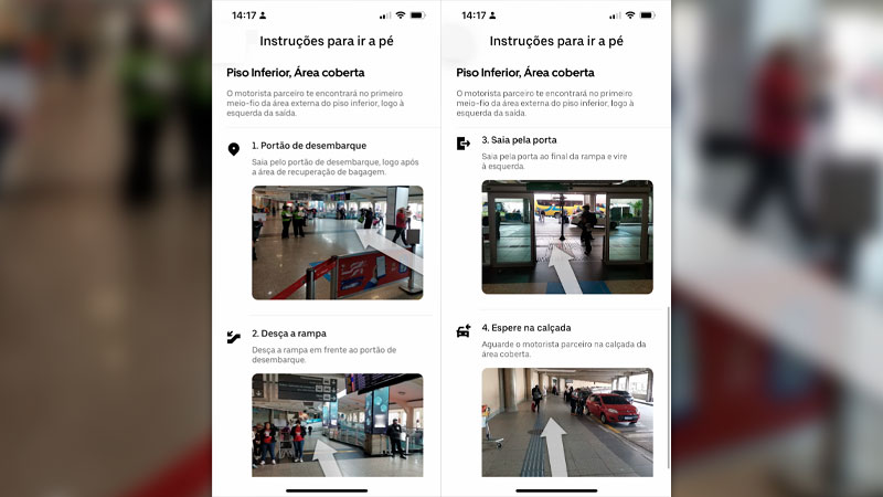 Uber lança novos recursos para passageiros melhorarem suas experiências em aeroportos